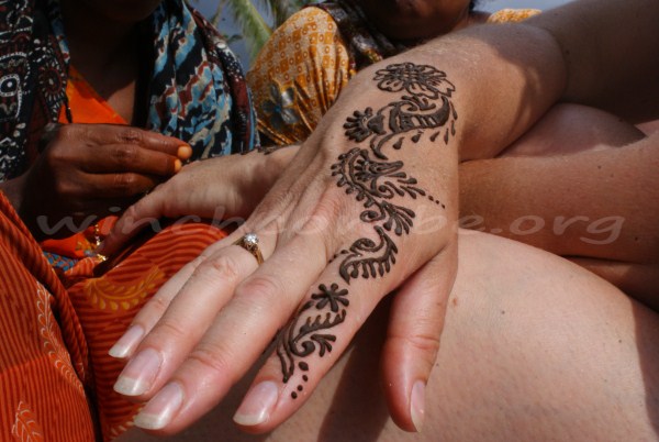 Jane's simple henna painting